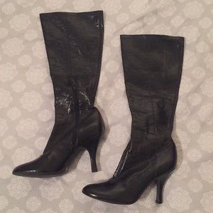 Chocolate boots! Perfect for winter.